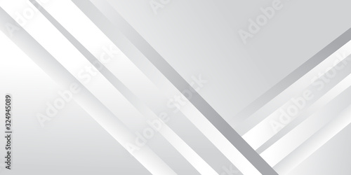  Grey white abstract background geometry shine and layer element vector for presentation design. Suit for business, corporate, institution, party, festive, seminar, and talks.