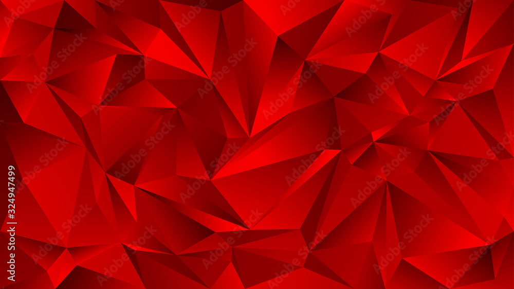 Red metal polygon abstract pattern Red metal polygon abstract pattern