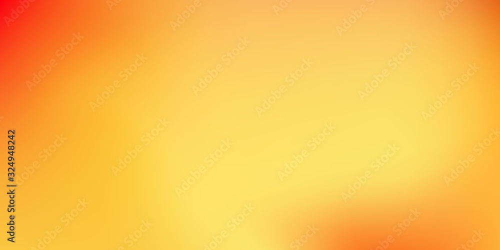 Yellow Orange Colorful Blur Bokeh Gradient Background Pattern. Vector illustration for presentation design. Suit for business, corporate, institution, party, festive, seminar, and talks.