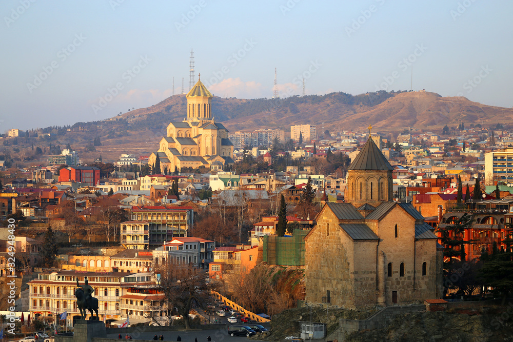 Photos of types of landscape Tbilisi Georgia