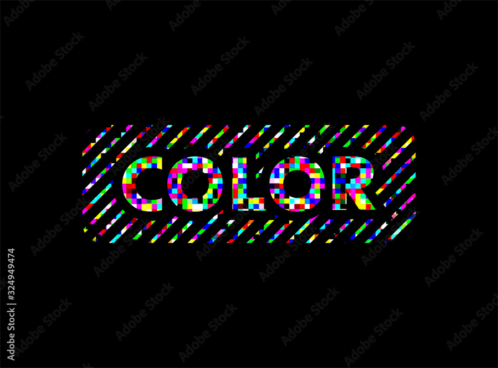 Creative design of color message