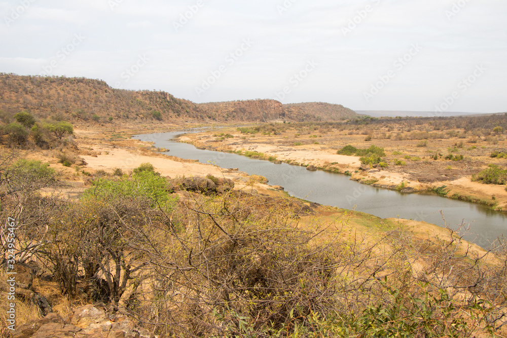 A kruger olifants river landscape A kruger olifants river landscape