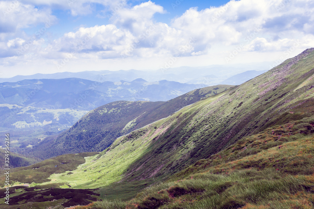 landscape of a Carpathians mountains landscape of a Carpathians mountains