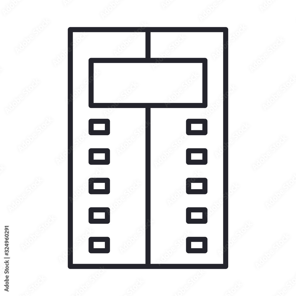 military weapon supplier line and fill style icon military weapon supplier line and fill style icon