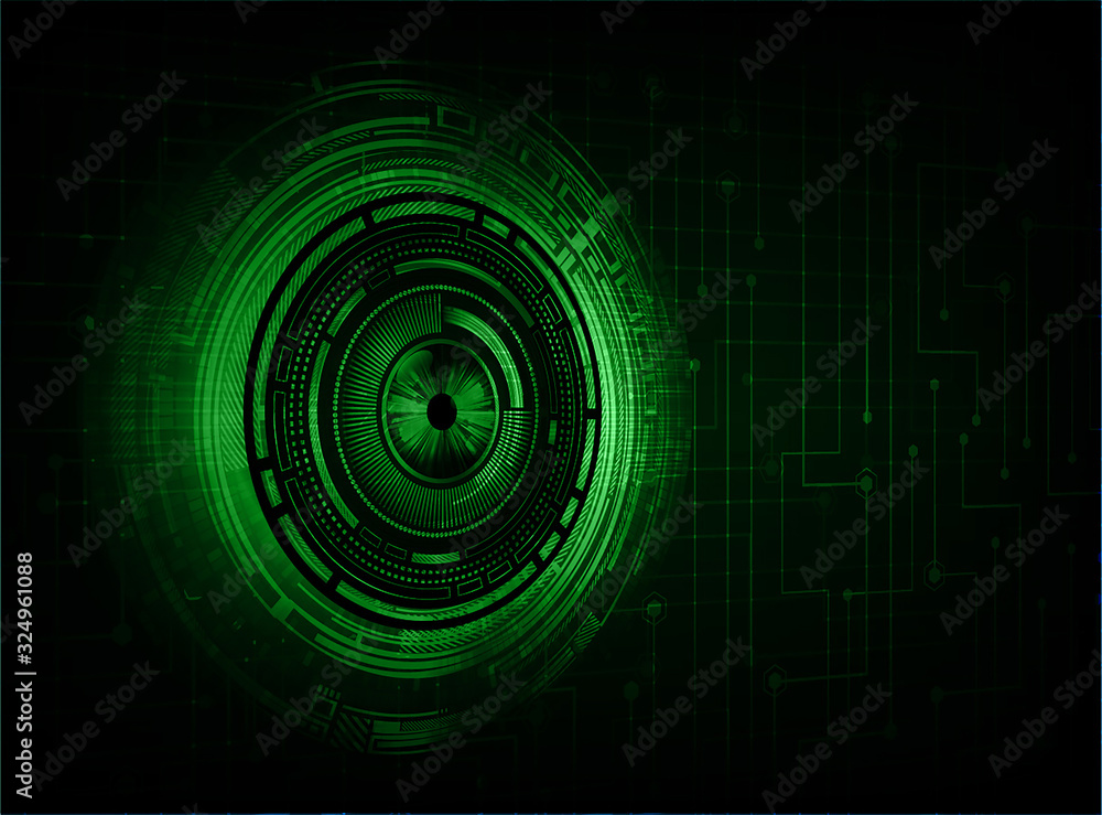 green eye cyber circuit future technology concept background green eye cyber circuit future technology concept background
