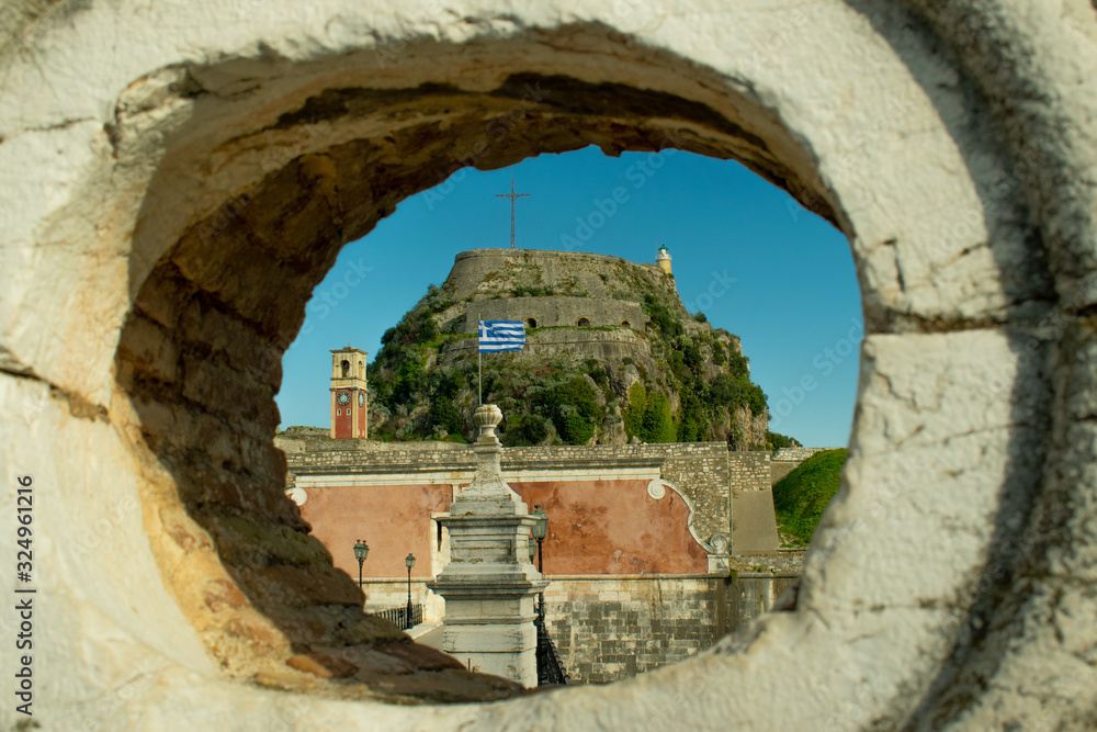 Old fortress in Corfu