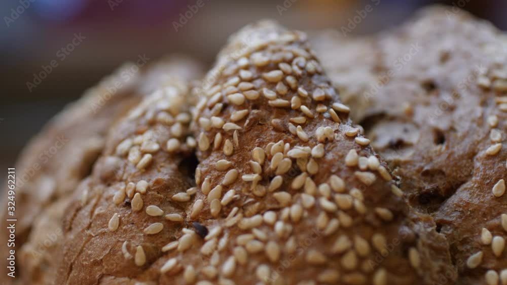 Whole Wheat Bread Baked At Home With Bio Ingredients.. Whole Wheat Bread Baked At Home With Bio Ingredients..