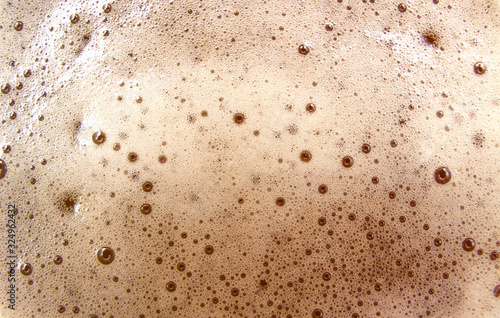 Abstract beer foam background. bubble texture.