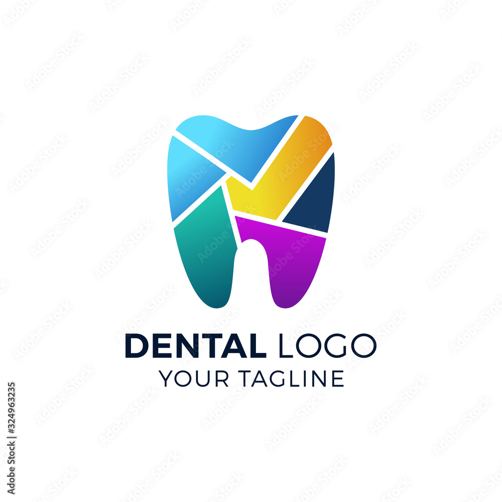 Dental Clinic Logo Tooth abstract design vector template Dental Clinic Logo Tooth abstract design vector template