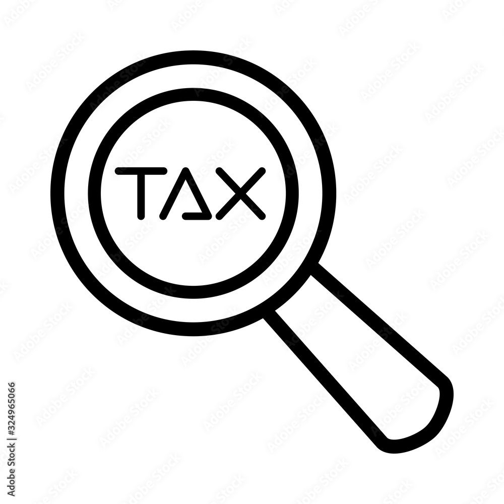 tax obligation with magnifying glass tax obligation with magnifying glass