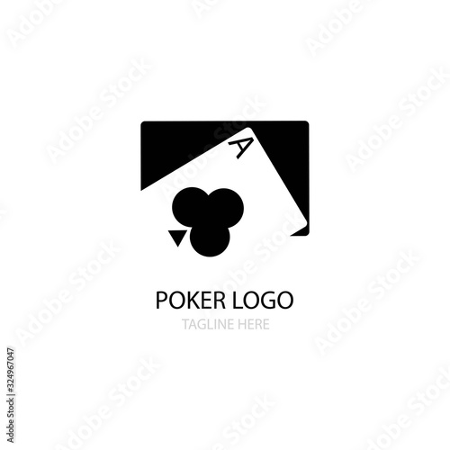 poker logo vector