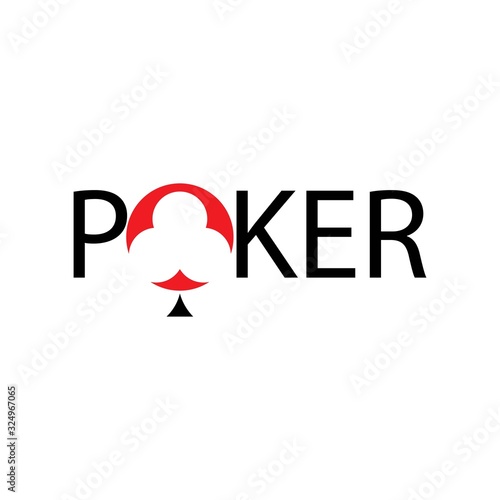 poker logo vector
