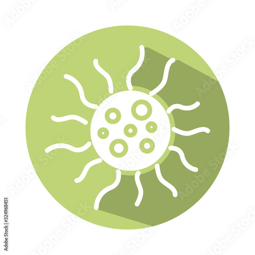 spore bacterium block style icon