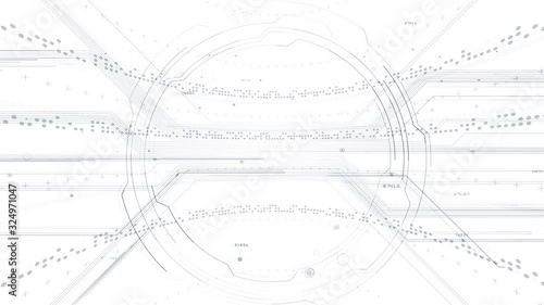 Digital data computer AI technologies concepts Background.