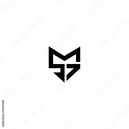 SG SMG S M G Logo Design Vector Template photo