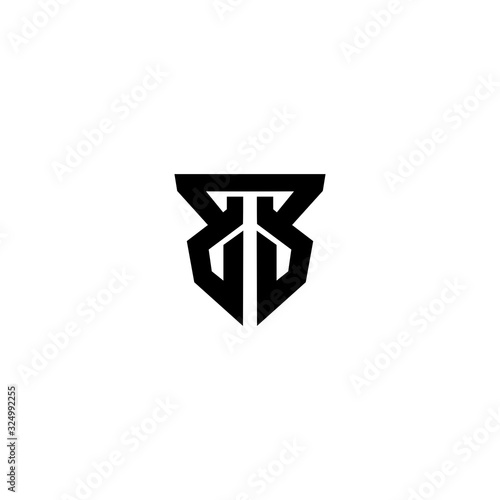 bb letter logo design template