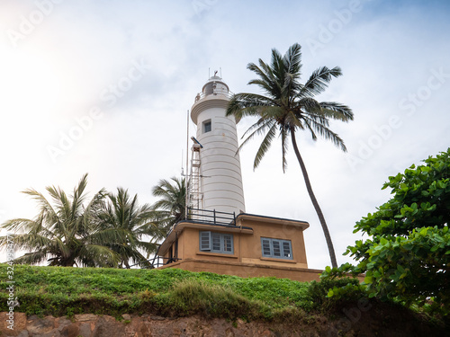 Beautiful view on the lighthouse in Galle, Sri Lanka