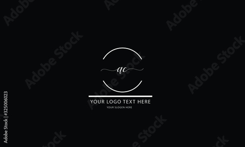 ac ca abstract vector logo monogram template