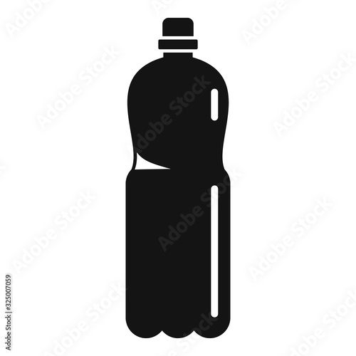 Plastic carry bottle icon. Simple illustration of plastic carry bottle vector icon for web design isolated on white background