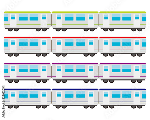 電車　列車　鉄道　アイコン
