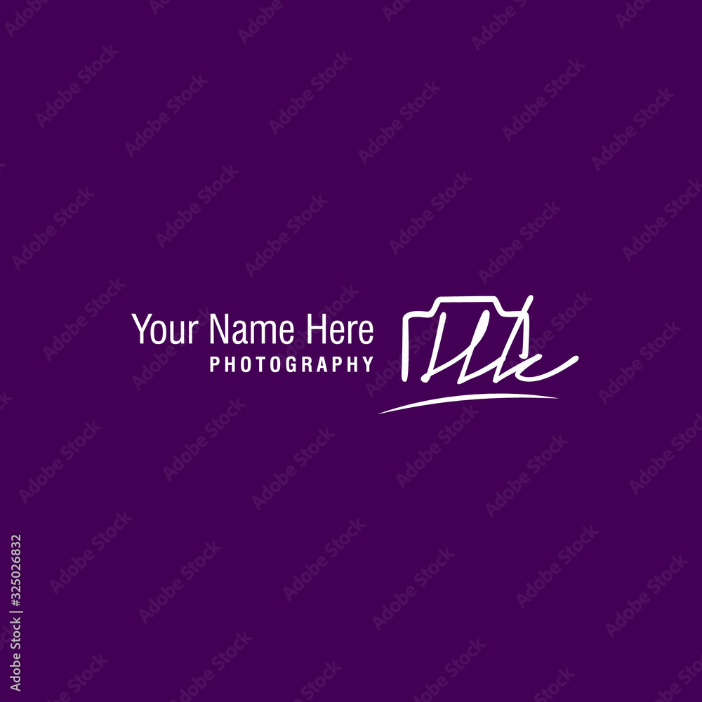 Hk Initial Signature Photography Logo Hk Initial Signature Photography Logo