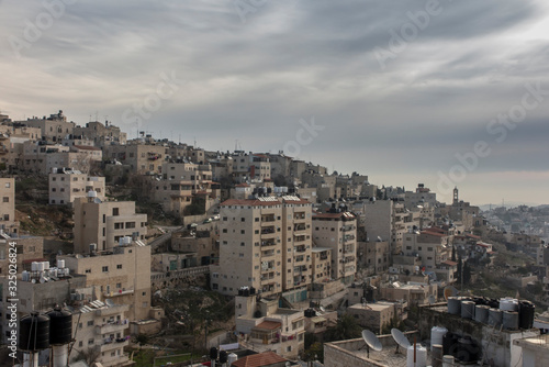 Photo View of Bethlehem in the Palestinian Authority from the Hill of David