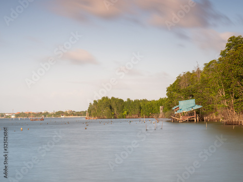 Twilight Time At Songkhla lake Thailand