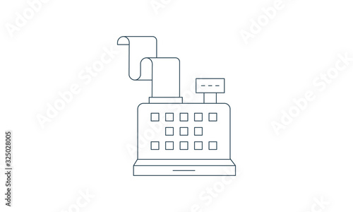 Cashbox icon for retail and payment processing