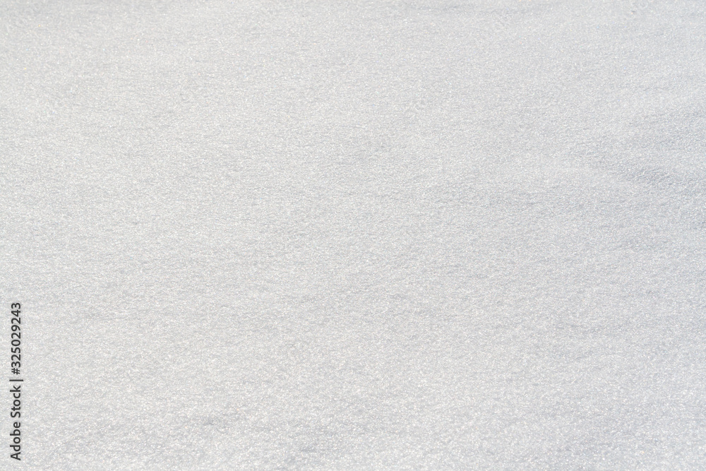 Obraz premium The surface of pure white snow.