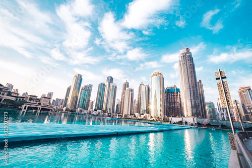 Dubai downtown skyline