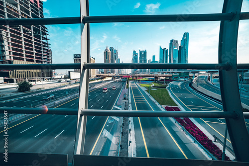 Canvas Print Dubai downtown skyline
