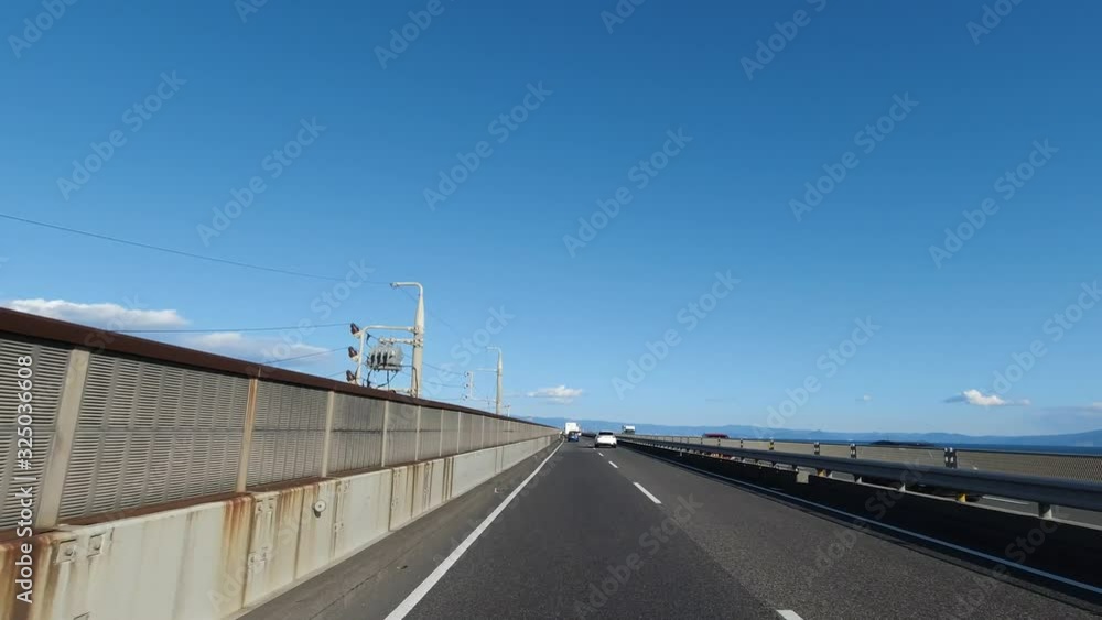 移動映像 国道1号 由比 静岡県 移動映像 国道1号 由比 静岡県