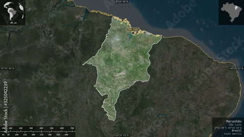 Maranhão, Brazil - composition. Satellite