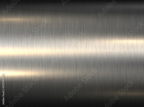 Polished metallic steel texture, vector brushed metal texture