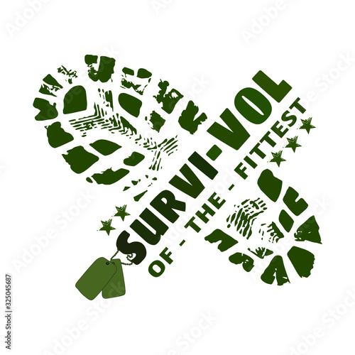 Survived the war artwork - VECTOR