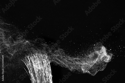 dust flying 