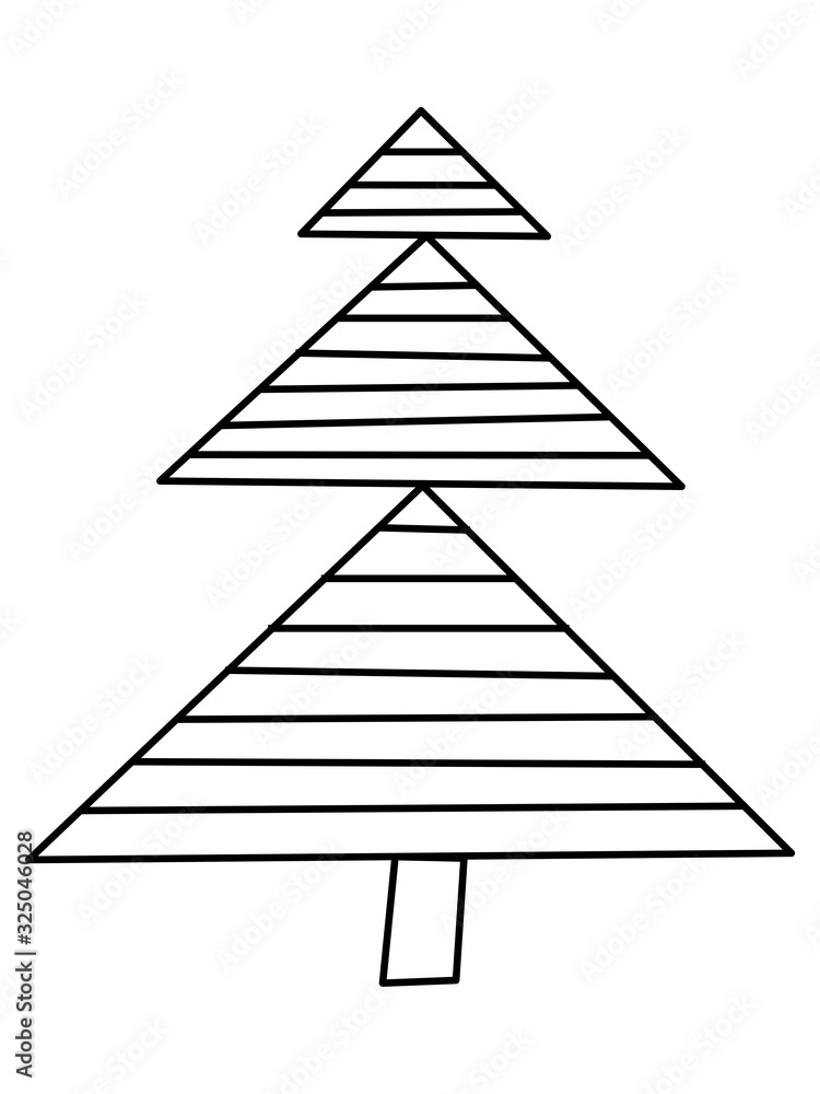 Single hand drawn new year fir tree. Doodle illustration for patterns, winter greeting cards, posters, stickers and seasonal desing. Vector stock illustration. Single hand drawn new year fir tree. Doodle illustration for patterns, winter greeting cards, posters, stickers and seasonal desing. Vector stock illustration.