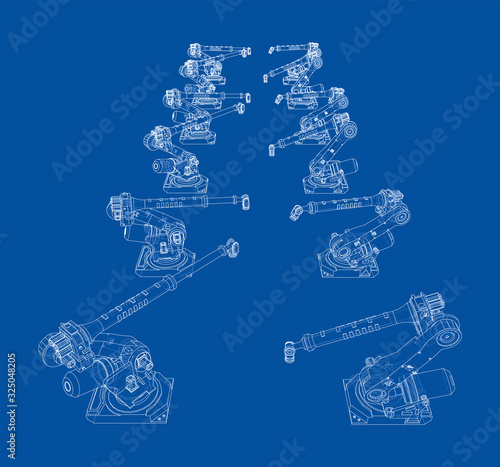 A industral robots manipulators