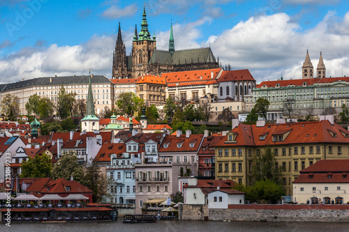 View of the city of Prague