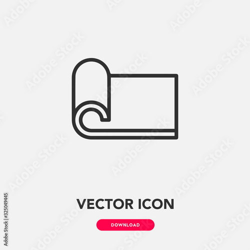 carpet icon vector sign symbol