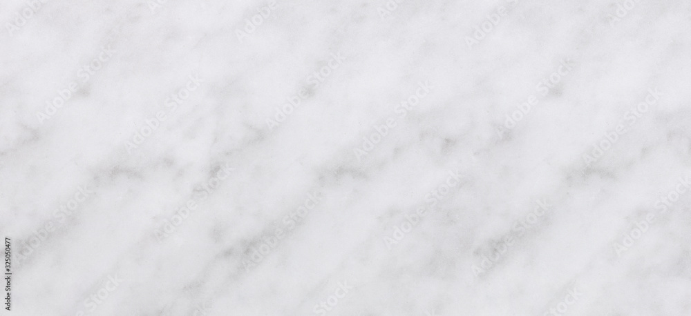 Panoramic white marble background texture wall 