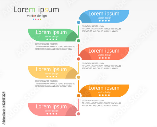 diagram Business and Education design  vector illustration