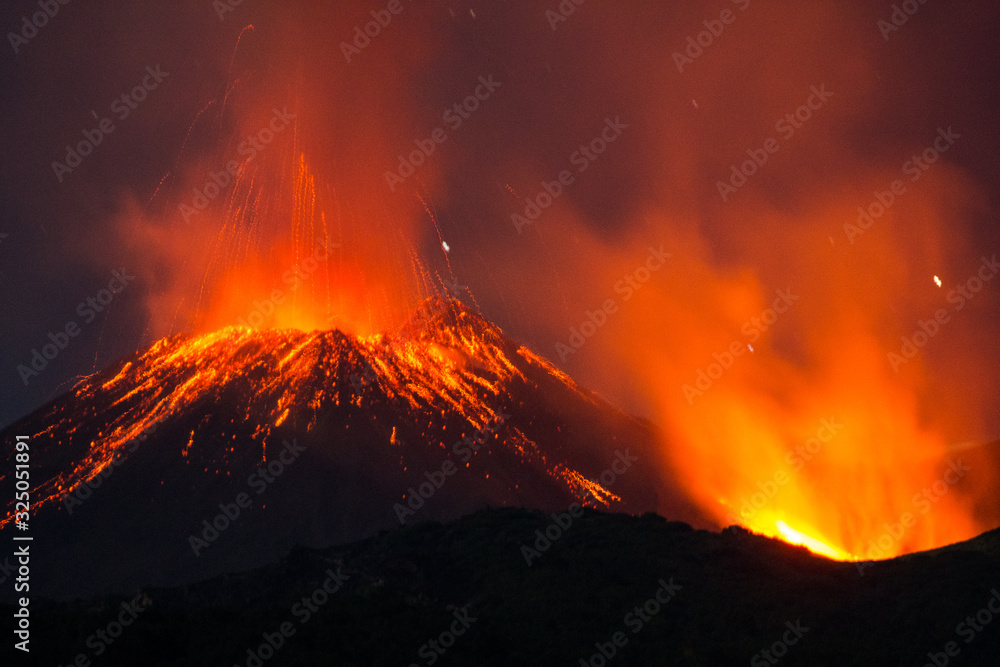 Strombolian Activity on Mount Etna