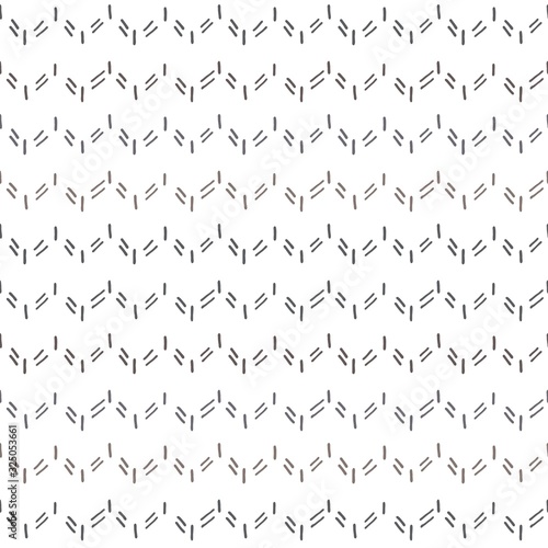Seamless abstract pattern design hand, white.