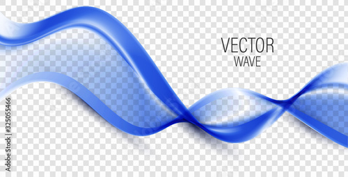 Abstract background Color flow waved lines for brochure, website, flyer design. Transparent smooth vector wave