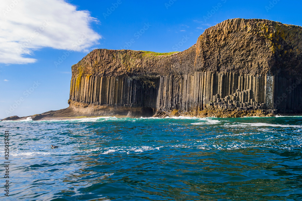Fingal's cave at staffa island at the scottish coast Stock Photo | Adobe  Stock