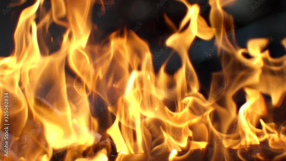 Abstract beautiful fire texture with flakes of spark Abstract beautiful fire texture with flakes of spark