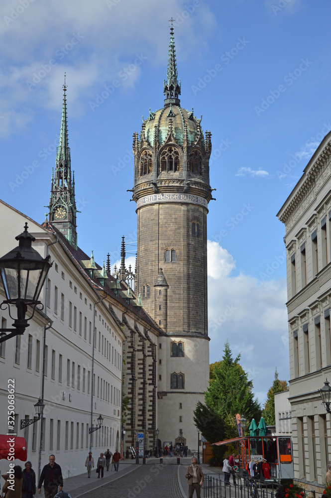 Obraz premium Schloßkirche in Wittenberg