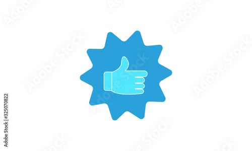 Like icon with star for top ratings and favorites