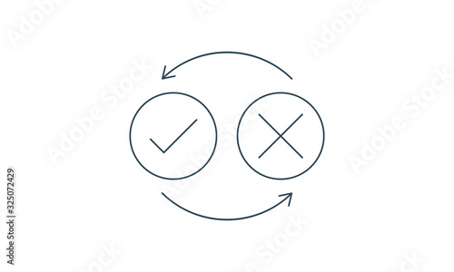 Choose icon for feedback and selection processes